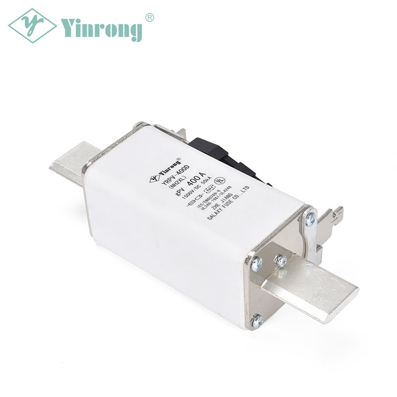 1500VDC 400A NH2XL Solar PV Fuse Link med Striker